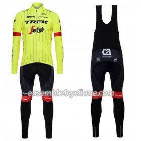 Tenue Maillot M/L + Collant à Bretelles 2018 Trek-Segafredo N002